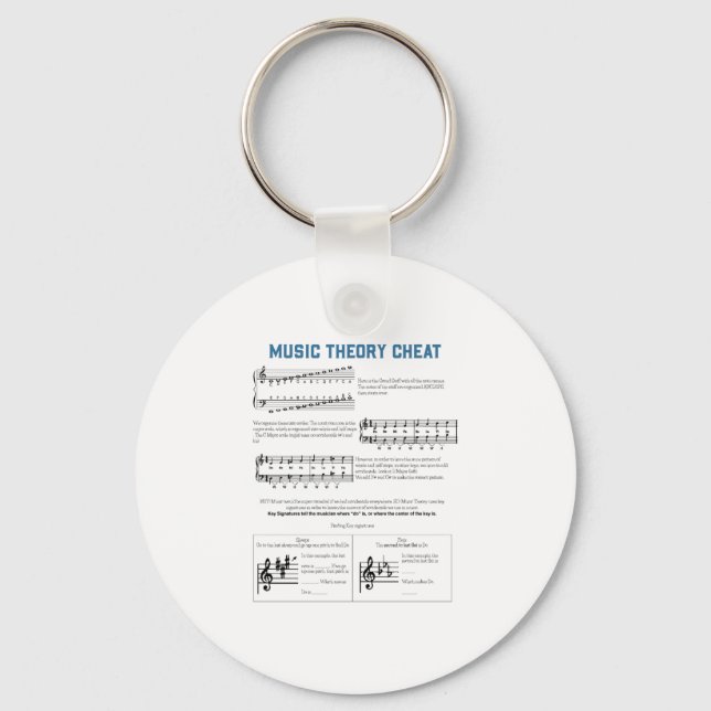 Chaveiro Music Theory (Frente)