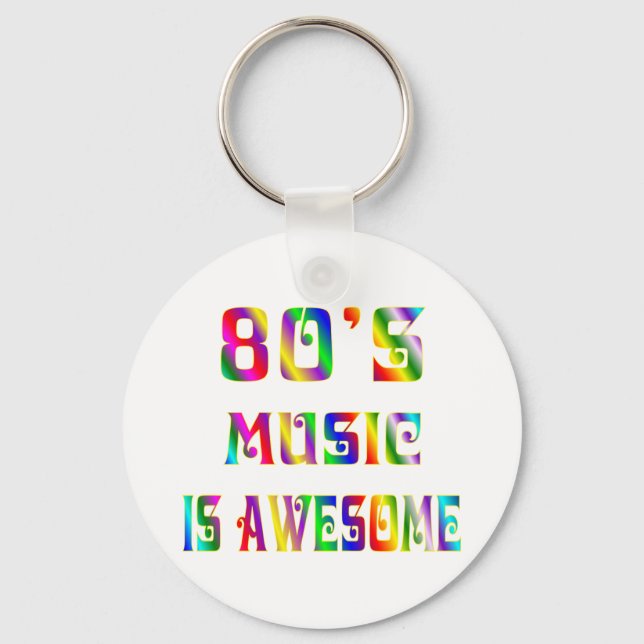 Chaveiro Música dos anos 80 (Frente)