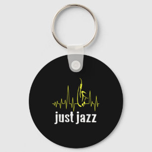 Chaveiro Música Legal saxofone do Jazz