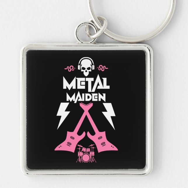Chaveiro Música Metal Maiden (Frente)