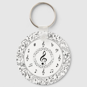 Chaveiro Música, Notas Musicais