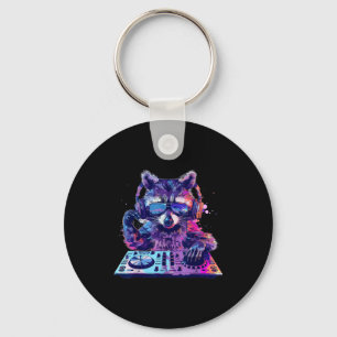 Chaveiro Música Techno House EDM Dj Funny Animal Lov de Gua