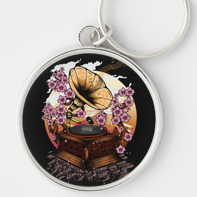 Chaveiro Musical de Cherry Blossom (Frente)