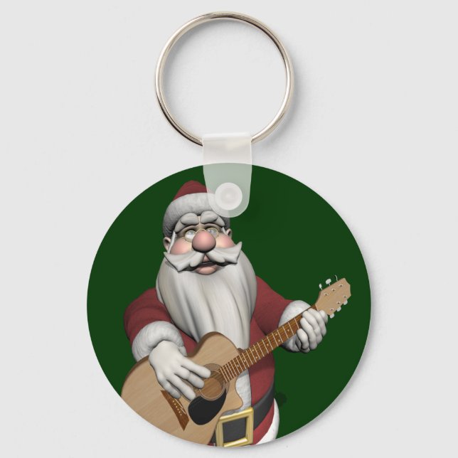 Chaveiro Musical Santa Claus Tocando Canções De Natal (Frente)