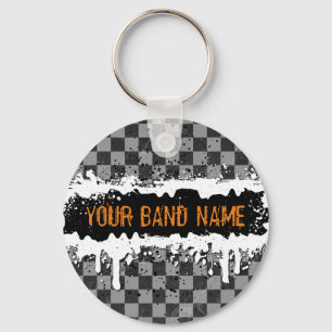 Chaveiro Musico de Música do Merch Punk Rock da Banda de no