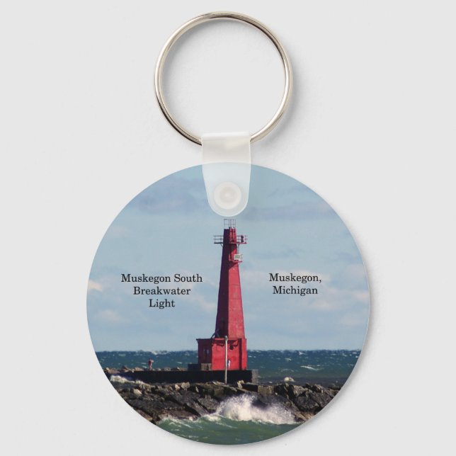 Chaveiro Muskegon South Breakwater (Frente)