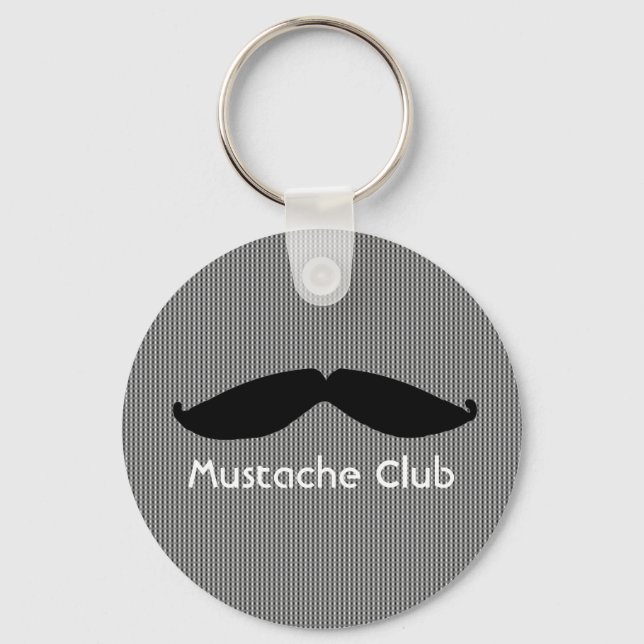 Chaveiro Mustache Club (Frente)