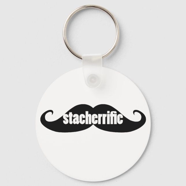 Chaveiro Mustache Pride (Frente)