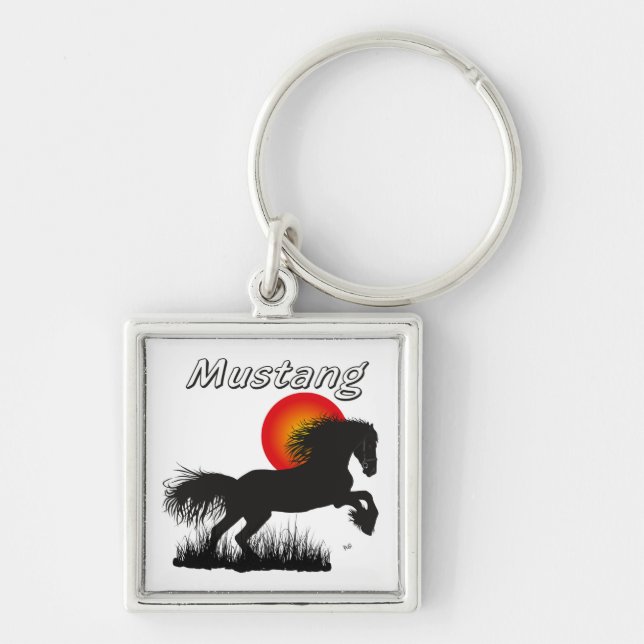 Chaveiro Mustang für Pferdeliebhaber Schlüsselanhänger (Frente)