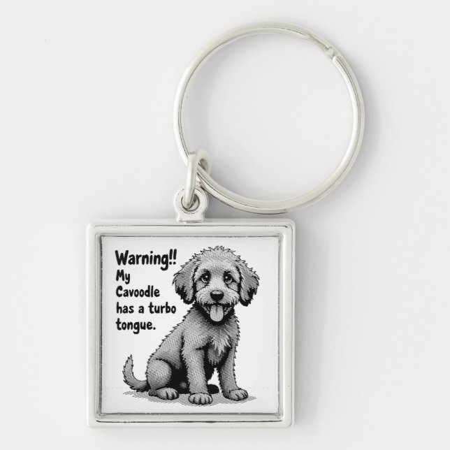 Chaveiro My Cavoodle Has A Turbo Tongue (Frente)