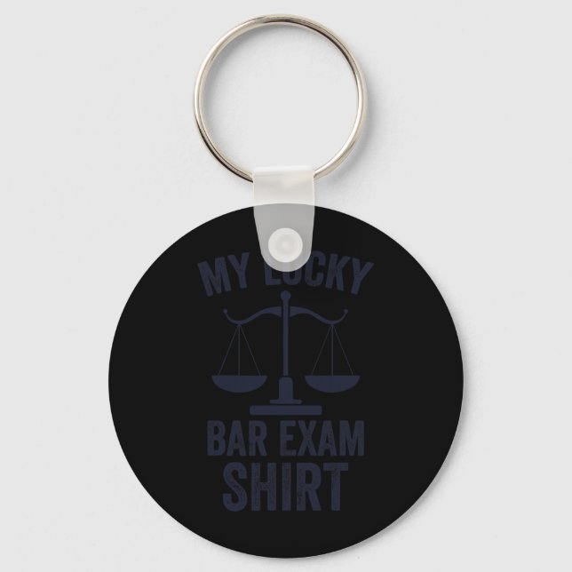 Chaveiro My Lucky Bar Exam Funny Law School Graduation New  (Frente)