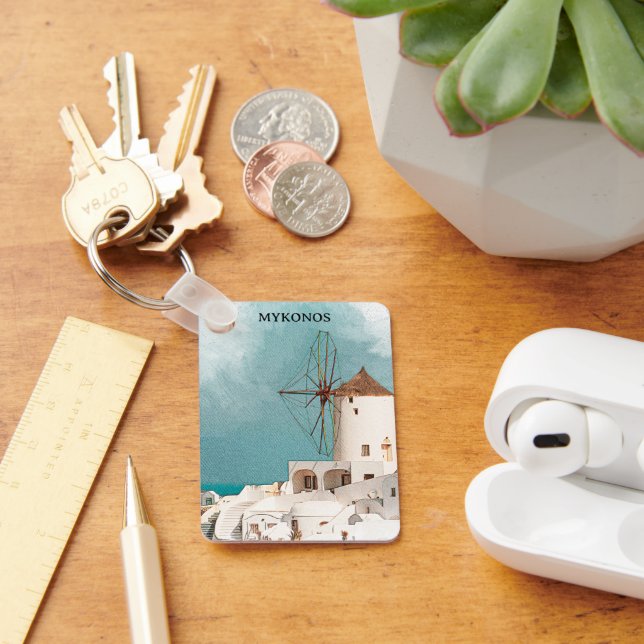 Chaveiro Mykonos Grécia Alefkandra Windmill (Mesa)
