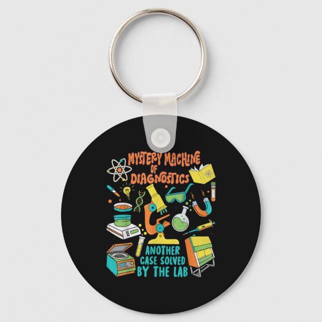 Chaveiro Mystery Machine Of Diagnostics Lab Semana 2025 (Frente)