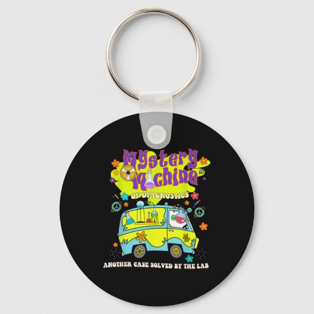 Chaveiro Mystery Machine Of Diagnostics Lab Semana 2025 Med (Frente)