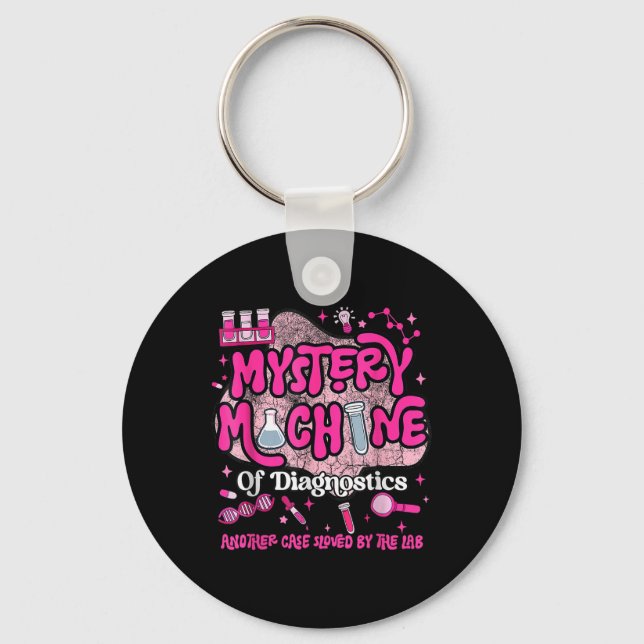 Chaveiro Mystery Machine Of Diagnostics Lab Semana 2025 Med (Frente)
