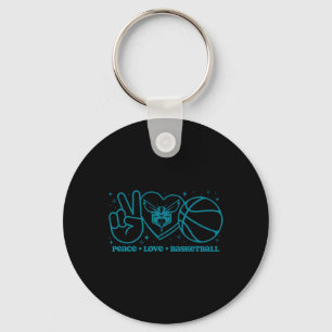 Chaveiro N Charlotte Hornets Paz Amor Caveira