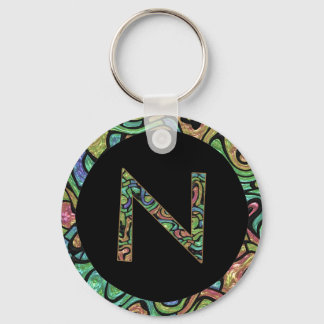 Chaveiro N Monograma