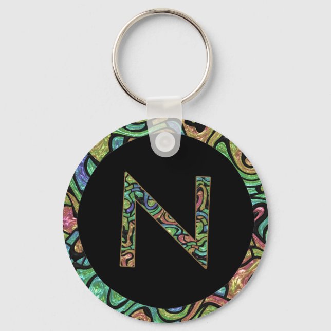 Chaveiro N Monograma (Frente)