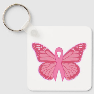 Chaveiro Na Borboleta Rosa