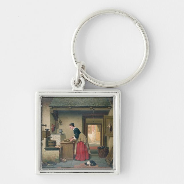 Chaveiro Na despensa, 1868 (óleo no painel) (Frente)