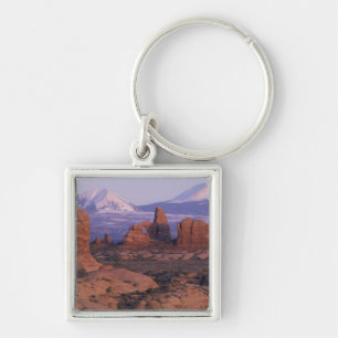 Chaveiro NA, EUA, Utah, Parque Nacional Arches. Jardim de