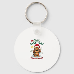Chaveiro Na Lista de Natal do Papai Noel de Quem Não Se Arr