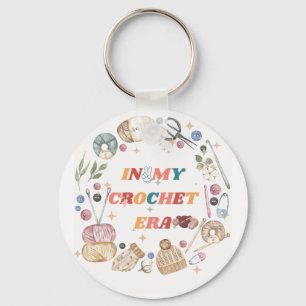 Chaveiro Na minha camisa da Era Crochet, CrAfter Mamãe Dom,