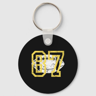 Chaveiro Na Minha Era 87 Futebol Engraçado Vintage