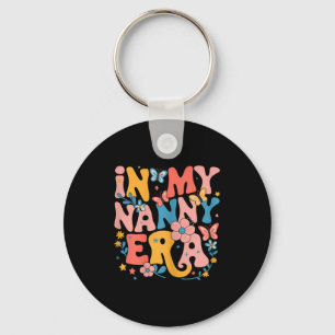Chaveiro Na Minha Era de Babá Retro Groovy Dia das Mães Bab