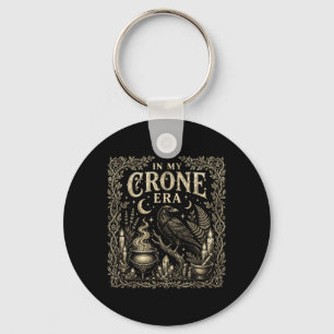 Chaveiro Na Minha Era de Coruja Bruxa Caldeirão de Corvo Gó