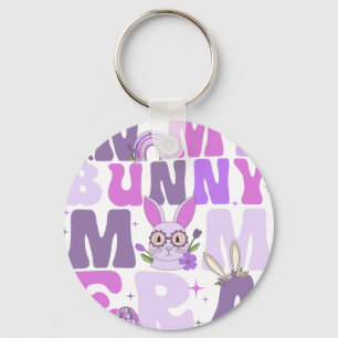 Chaveiro na minha era de mamãe coelho, retrô, vintage