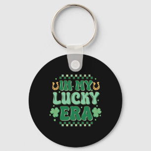Chaveiro Na Minha Era Sortuda Groovy St Patricks Day Shamro