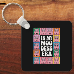 Chaveiro Na Minha Moo Deng Era Moo Deng Hippo Lover