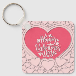 Chaveiro Na moda Elegante cor-de-rosa