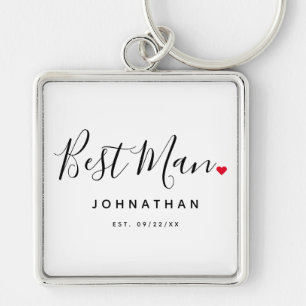 Chaveiro Na moda Melhor Casamento de Homem