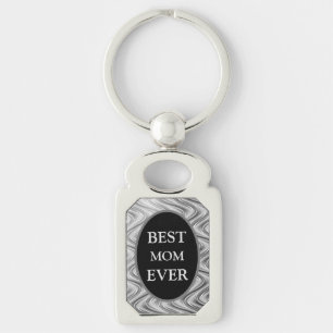 Chaveiro Na moda Silver Melhor Mãe De design