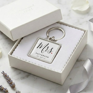 Chaveiro Na moda Sobrenome Personalizado e Casamento de Dat