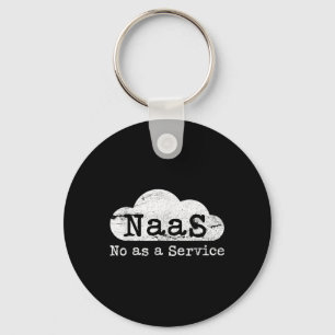 Chaveiro Naas Como Serviço Engraçado Humor de Nerd de Compu