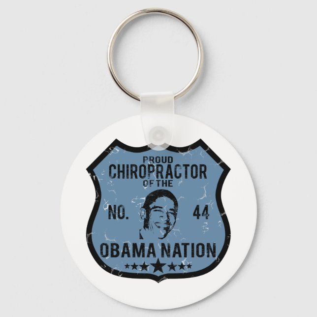 Chaveiro Nação Chiropractor Obama (Frente)