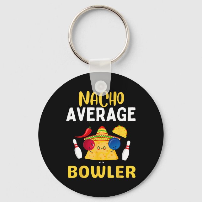 Chaveiro Nacho Average Bowler Cinco De Mayo Boliche Mexican (Frente)