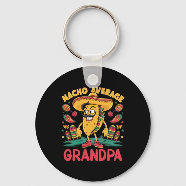 Chaveiro Nacho Average Grandpa Mexicano Correspondente Cinc (Frente)