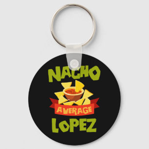Chaveiro Nacho Average Lopez Aniversário Divertido Personal