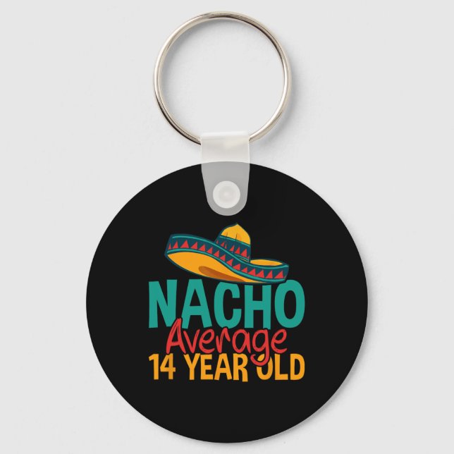Chaveiro Nacho Média 14 anos Cinco de Mayo 14 Birth (Frente)