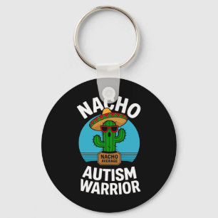 Chaveiro Nacho Média Autismo Guerreiro Engraçado Sucesso de
