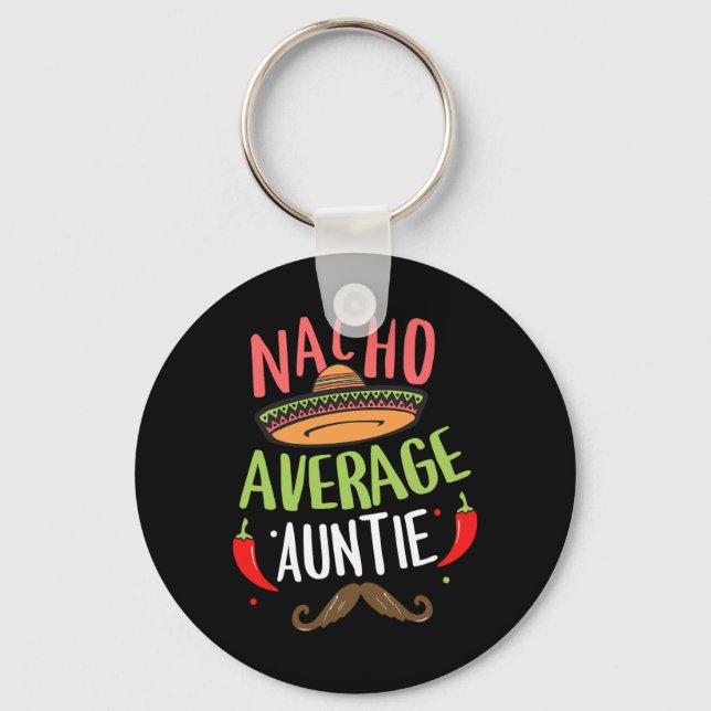 Chaveiro Nacho Média da Tia Mexicana Cinco de maio (Frente)