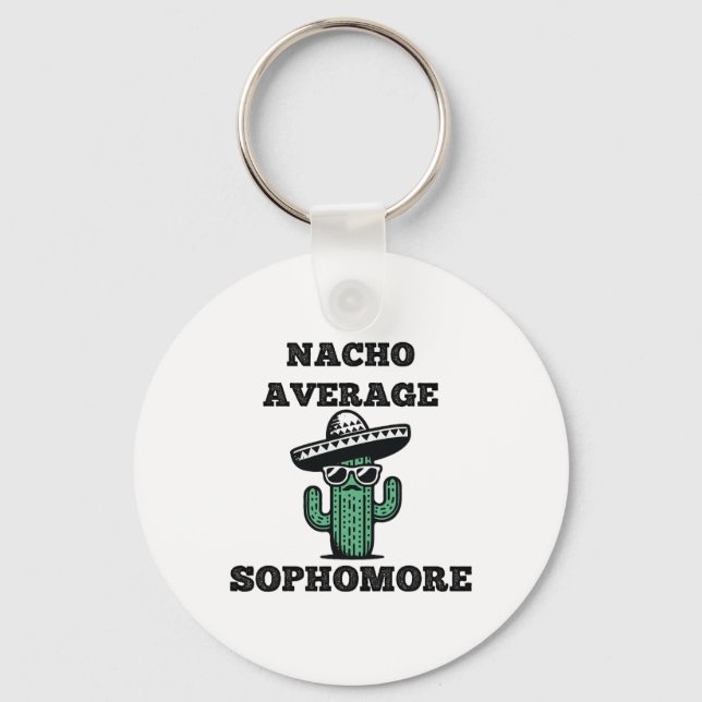 Chaveiro Nacho Média do Sophomore Mexicano Cinco De Mayo (Frente)