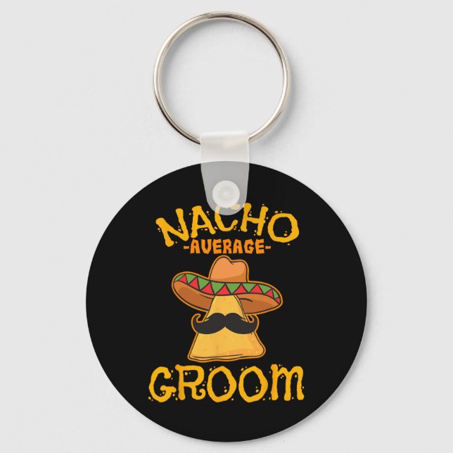 Chaveiro Nacho Média Groom Mexicano Dish Husband Cinco De (Frente)