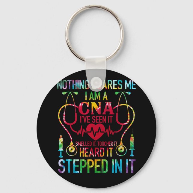 Chaveiro Nada Me Assusta Enfermeira CNA Trabalhando Enferme (Frente)