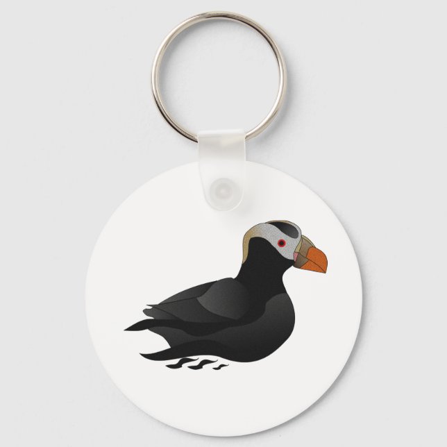 Chaveiro Nadação Adorável de Puffin Prequeijado (Frente)