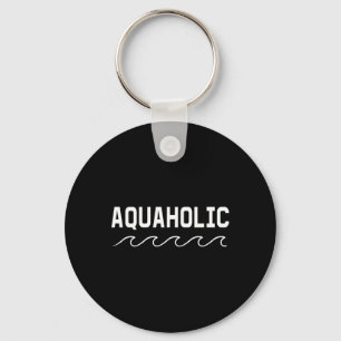 Chaveiro Nadador Barco Aquaholic Natação Esportes Aquáticos
